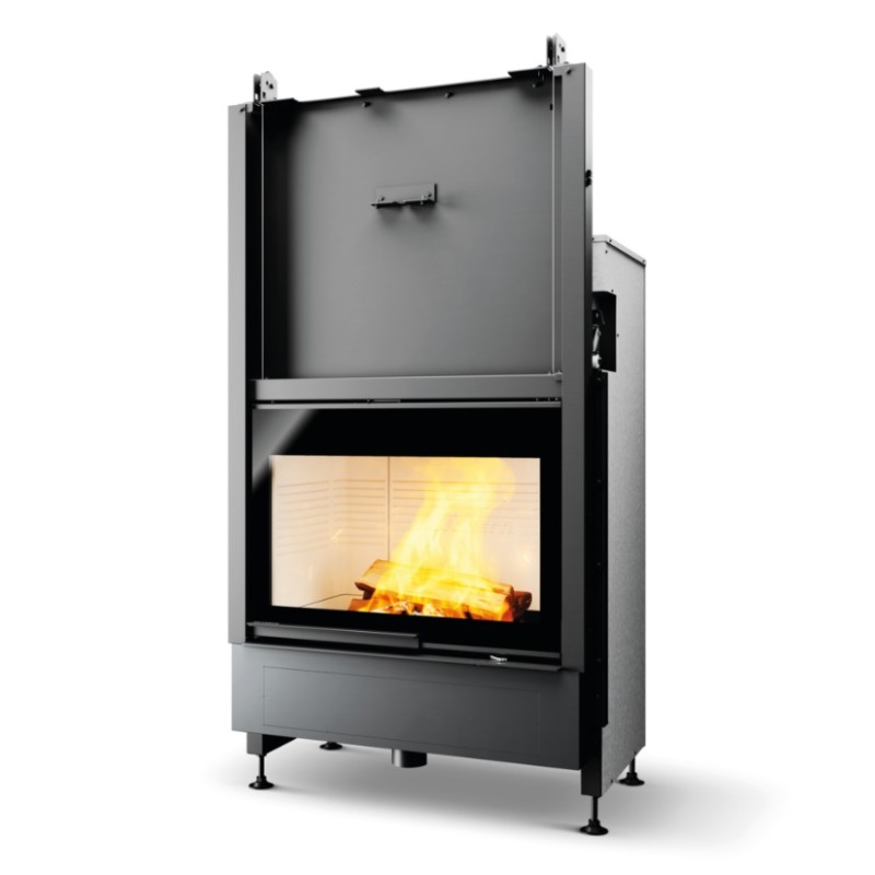 Kamin ECOMONOBLOCCO Holzkamin WTX 80 Front PALAZZETTI