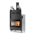 Kamin ECOMONOBLOCCO Holzkamin WTX 90 Front PALAZZETTI