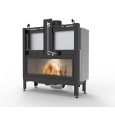 Fireplace ECOMONOBLOCCO Wood-burning fireplace MX 25:9 Front PALAZZETTI
