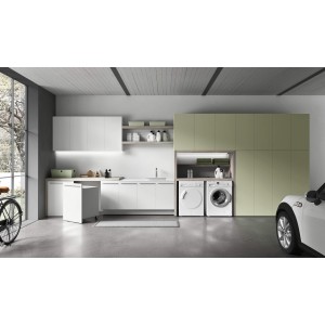 Mobile Lavanderia - Store - H250xL311xP65 cm Composizione STO 01 - Hafro - Geromin