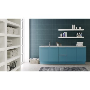 Armoire à linge - Store - H88xL215xP65 cm Composition STO 13 - Hafro - Geromin