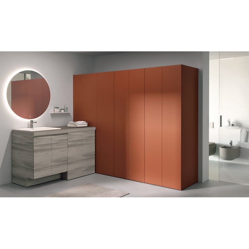 Mobile Lavanderia - Store - H220xL280xP50 cm Composizione STO 17 - Hafro - Geromin