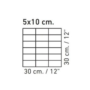 MARMOKER MOSAICO OYSTER GREY HONED 5X10 30x30 - CASALGRANDE PADANA 11704897 CASALGRANDE PADANA - 1