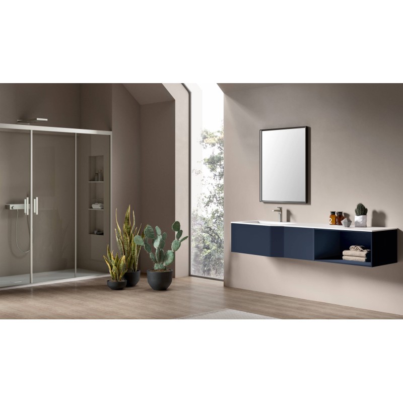 STR8 Meuble salle de bain H200xL190xP56 cm Composition STR 06 - Hafro - Geromin