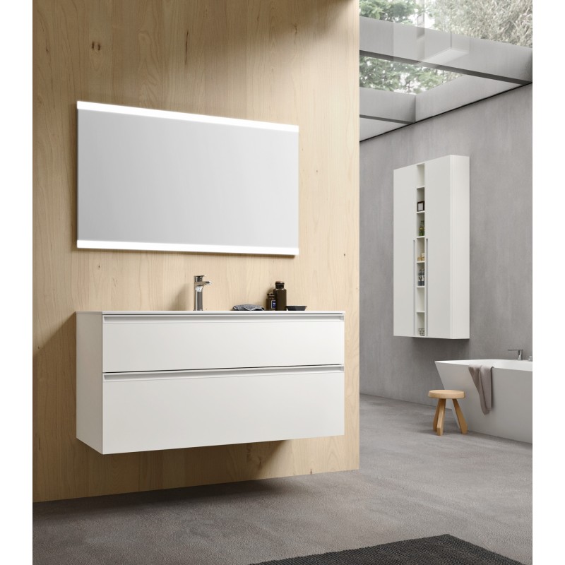 Badschrank ändern H200xL170xP50 cm Zusammensetzung CHA 03 - Hafro - Geromin
