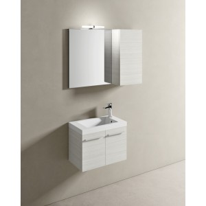 Bathroom Mobile Slim Plus L60xP35 cm Composition SLI 01 - Hafro - Geromin