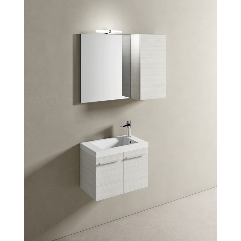Bathroom Mobile Slim Plus L60xP35 cm Composition SLI 01 - Hafro - Geromin