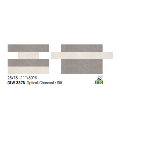 GLOW OPTICAL CHARCOAL SILK 28X78 - NOVABELL GLW337N NOVABELL - 1