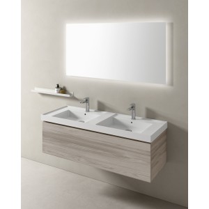 Bathroom Mobile Vera Plus L142xP51 cm Composition VER 03 - Hafro - Geromin