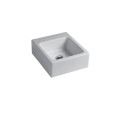 GSG SQUARE Square washbasin cm 32 single hole (without hole on request) 32x37 fixings included