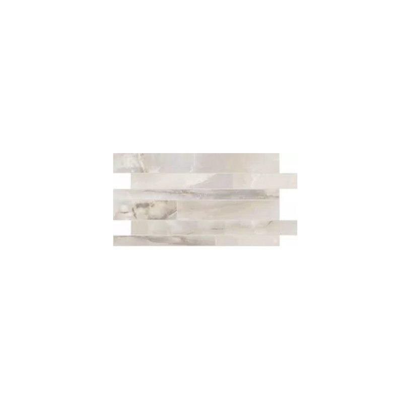ONYX e MORE  WHITE ONYX GLOSSY STAGGARED STRIP  30X60 - CASA MOOD   767670 FLORIM CREATIVE DESIGN - 1