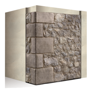 GEOPIETRA CANTONALE SQUADRATO P40  50X20 Angle reconstructed stone wall GEOPIETRA - 1