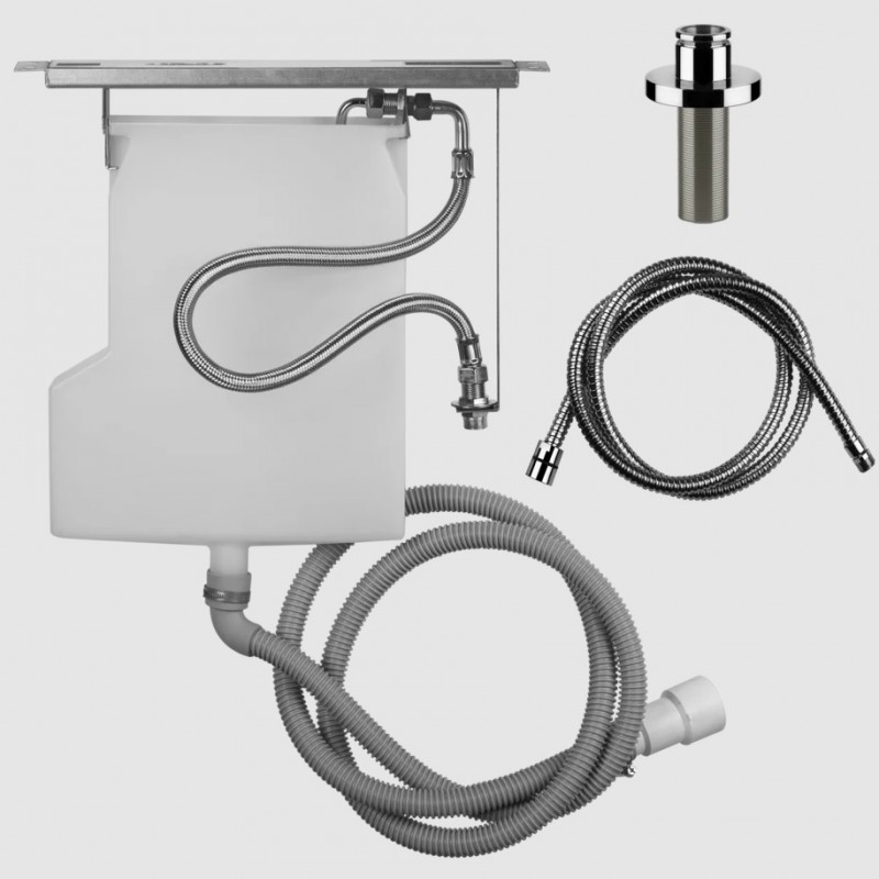 VIA MANZONI Wasserrückgewinnungssystem für Wannenrandbrauseschlauch, Wandmontage GESSI