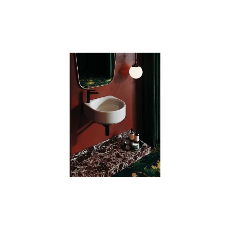 WON Wand-/Aufsatzwaschtisch 48 x 44 cm mit Hahnloch rechts/links Artceram WNL004 ARTCERAM - 2