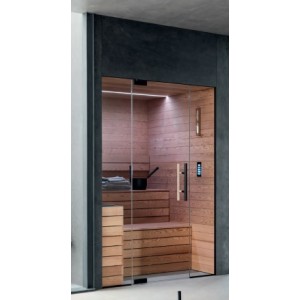 ETHISCHE Sauna L.162 x P.157 x H.220 Nische Thermo Wood - Hafro - Geromin HAFRO-GEROMIN - 2