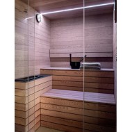 ETHISCHE Sauna L.162 x P.157 x H.220 Nische Thermo Wood - Hafro - Geromin HAFRO-GEROMIN - 3