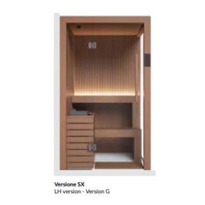 SAUNA Eden L.124 x D.124 x H.210 Corner Linden - HAFRO - GEROMIN HAFRO-GEROMIN - 2