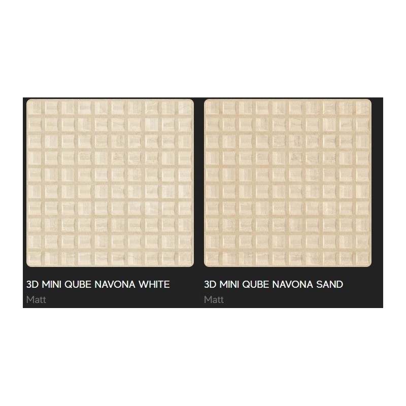 Marvel T 3D Mini Qube Navona Sand 40x80 - Ceramiche Atlas Concorde  HCQD CERAMICHE ATLAS CONCORDE - 1