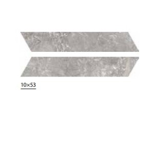 MAKRO REVOLUTION CHEVRON GREY RED SATIN RT 10x53 - CERAMICHE PIEMME 06188 PIEMME CERAMICHE - 1