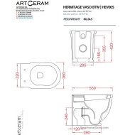 ARTCERAM HERMITAGE VASO TERRA FILOMURO HEV005 ARTCERAM - 2