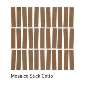 SOLIDA COTTO MOSAICO STICK 31X31 RDJG - RAGNO RAGNO  - 1