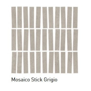 SOLIDA GRIGIO MOSAICO STICK 31X31 RDJH - RAGNO RAGNO  - 1