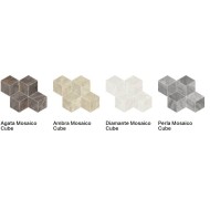 PRESTIGIO KALEIDOS AMBRA MATT MOSAIQUE CUBE SQ 30,4x35,2 - CERAMICHE REFIN RV43 PROVENZA EMILGROUP - 1