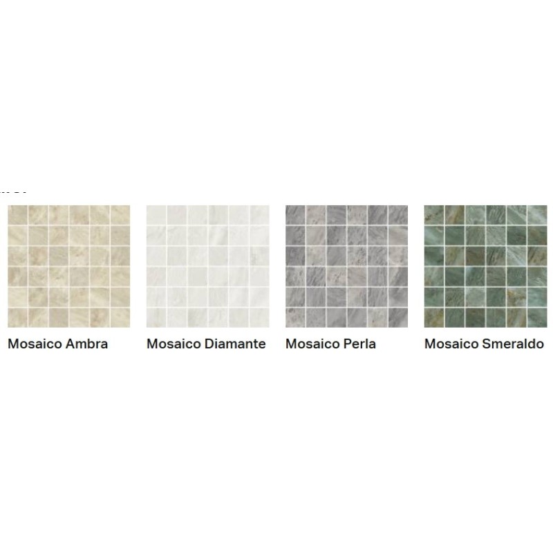PRESTIGIO KALEIDOS AMBRA GLOSSY MOSAIC SQ 30X30 - CERAMICHE REFIN RU14 PROVENZA EMILGROUP - 1