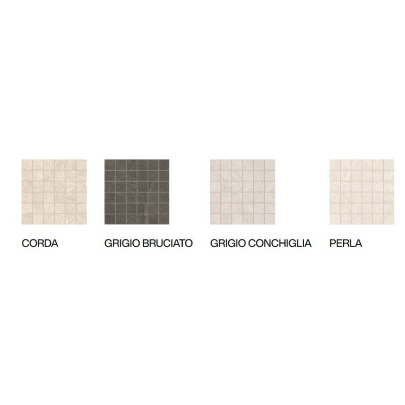 PIETRA DI OROSEI MOSAIQUE 5X5 GRIGIO CONCHIGLIA SILKTECH 30X30 - PROVENZA EMILGROUP ENU2 PROVENZA EMILGROUP - 1