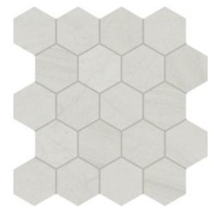 VARANA STONE CROSS CUT MOSAICO HEXAGON LIGHT GREY SILKTECH 29,3X30 - PROVENZA EMILGROUP EN27 PROVENZA EMILGROUP - 1