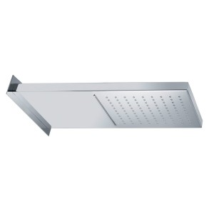 WELLNESS Steel wall shower head with double jet Bongio 889-L BONGIO RUBINETTERIE  - 1