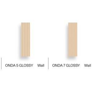 SENSI COLORE AVORIO GLOSSY ONDA 5 5,7X23,2 - CREATIVE DESIGN FLORIM 787161 FLORIM CREATIVE DESIGN - 1