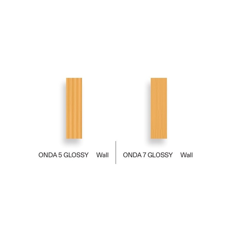 SENSI COLORE MIELE GLOSSY ONDA 5 5,7X23,2 - CREATIVE DESIGN FLORIM 787166 FLORIM CREATIVE DESIGN - 1