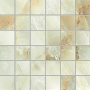 TELE DI MARMO CRYSTAL MOSAIK 5X5 EXTRA LIGHT GREEN FULL GELAEPPT 30X30 - EMILCERAMICA ENQH EMILCERAMICA - 1