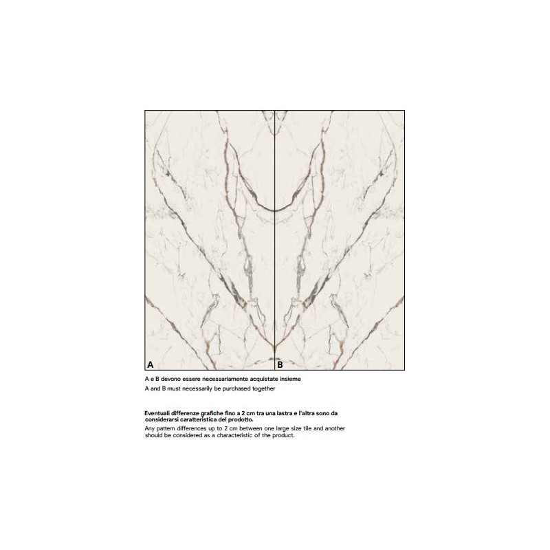 CARRARA IMPERIALE A TOUCH 160X320cm 12mm - SAIME CERAMICHE T610054 SAIME CERAMICHE - 1