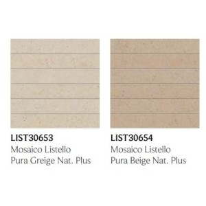 TERRAPURA PURA BEIGE MOSAIK LISTELLO NATURAL PLUS 30X30 - FMG LIST30654 FMG IRIS - 1