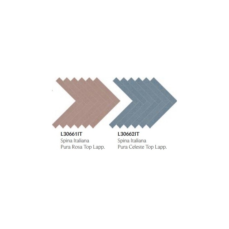 TERRAPURA PURA ROSA MOSAIK SPINA ITALIANA TOP GELAEPPT 25X60 - FMG L30661IT FMG IRIS - 1