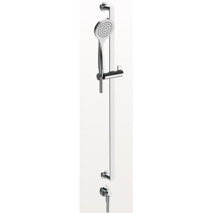 EMPORIO SHOWER Duschstange mit Wasseranschluss, Antikalk-Duschkopf und 1,50 Flexschlauch m GESSI