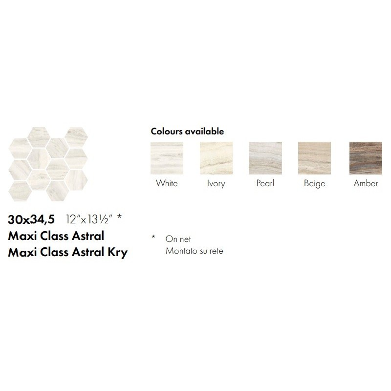 ASTRAL MAXI CLASS PEARL 30X34,5 - CERAMICA SANT AGOSTINO CSAMCAPN34 CERAMICA SANT'AGOSTINO - 1