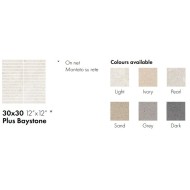 BAYSTONE PLUS GREY 30X30 - CERAMICA SANT AGOSTINO CSAPBYGY30 CERAMICA SANT'AGOSTINO - 1