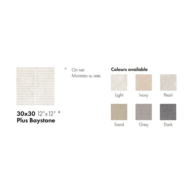BAYSTONE PLUS IVORY 30X30 - CERAMICA SANT AGOSTINO CSAPBYIV30 CERAMICA SANT'AGOSTINO - 1