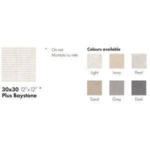 BAYSTONE PLUS LIGHT 30X30 - CERAMICA SANT AGOSTINO CSAPBYLI30 CERAMICA SANT'AGOSTINO - 1