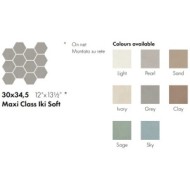 IKI MAXI CLASS GREY SOFT 30X34,5 - CERAMICA SANT AGOSTINO CSAMCIGR34 CERAMICA SANT'AGOSTINO - 1