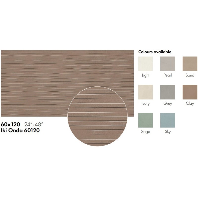 IKI ONDA SAND 60X120 - CERAMICA SANT AGOSTINO CSAIKSAN60 CERAMICA SANT'AGOSTINO - 1