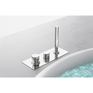 PRESTIGE A1 Mix three-hole faucet with shower hose - Hafro - Geromin HAFRO-GEROMIN - 1