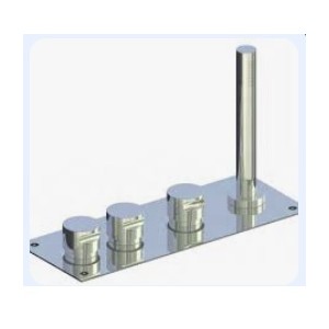 Rubinetteria PRESTIGE A2 Mix quattro fori con flessibile doccetta - Hafro - Geromin HAFRO-GEROMIN - 1