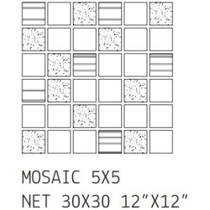 Otto Mosaique Fango 30x30 9mm - 41zero42 4100229
