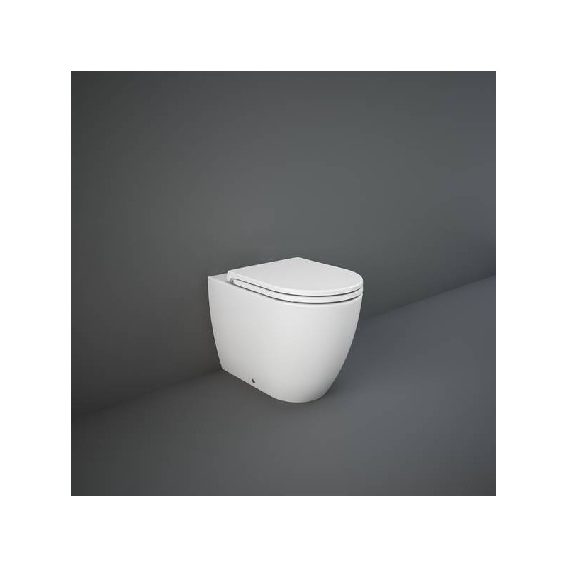 Wandbündige Vase RESORT EVO 55 Rimless BTW WC Rak Ceramics