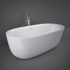Contour bathtub, Alpine white acrylic, Rak ceramic