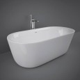 BAIGNOIRE CONTOUR Blanc Alpin Rond Acrylique Rak Ceramics